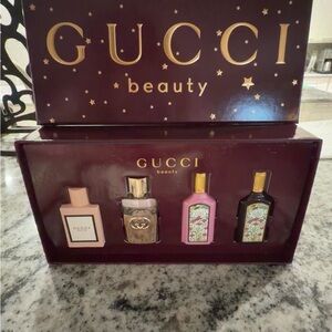 Gucci Beauty Fragrance Collection in Pink and Gold 🌸